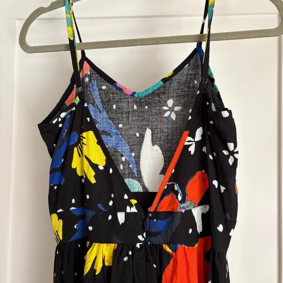 Bel Kazan Spaghetti Strap Dress in Floral Print Small - Picture 3 of 5